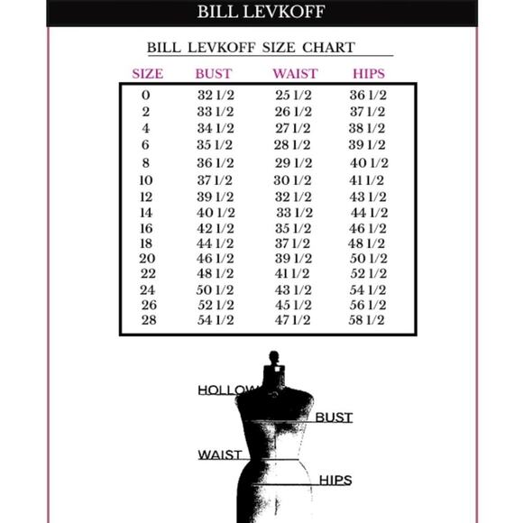 NWT BILL LEVKOFF Jessie Wine Chiffon Sweetheart Princess Bridesmaid Dress 2 - Picture 11 of 11